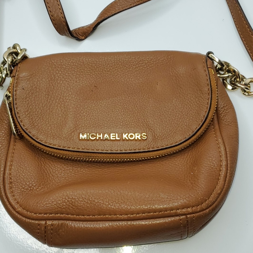 Michael Kors Bedford Flap In 32s4gbfc2l Luggage - Picture 3 of 7